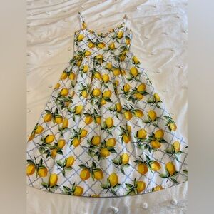 Janie and Jack lemon dress